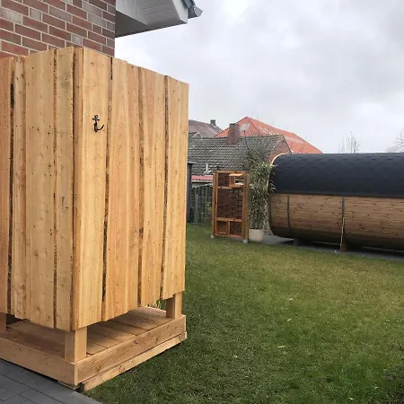 Haus Nordseeliebe Mit Aussensauna, Outdoor Dusche Und Wallbox Dornum